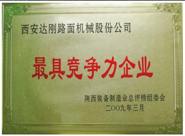 最具竞争力企业